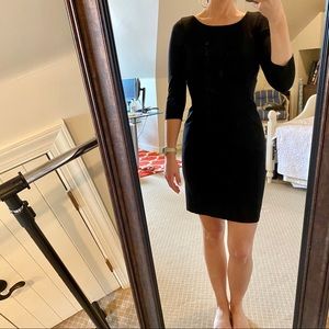 Worn 1x Stretchy/Soft/Flattering Black Dress